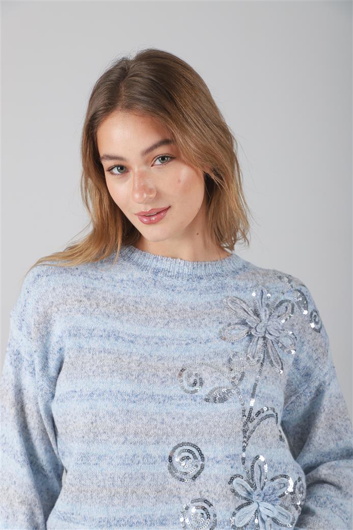 Sweater Viena Bordado con Lentejuelas